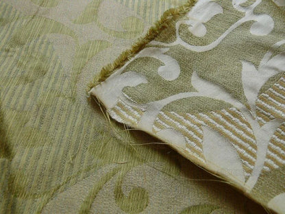 Scalamandre Calvin Fabrics 100%silk Damask Lotus Acadia Green MSRP USD 200+/Y