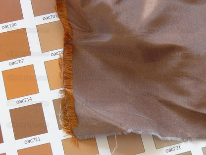 BY YD High End Designer 100% Silk Taffeta Raisin Dark Brown Frosty 56”wide T2