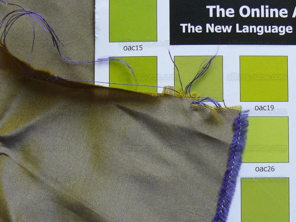 Hiend Italian 100% Silk Taffeta "carnaval" Chartreuse Deep Emerald Green Royal Purple Gold MSRP USD 300+/yard