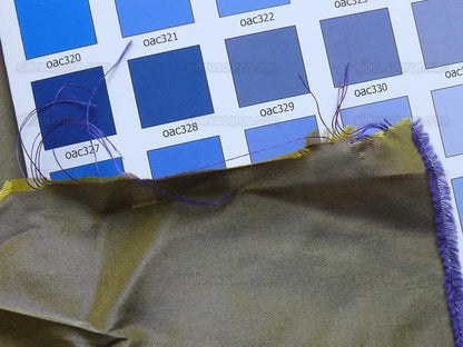 Hiend Italian 100% Silk Taffeta "carnaval" Chartreuse Deep Emerald Green Royal Purple Gold MSRP USD 300+/yard