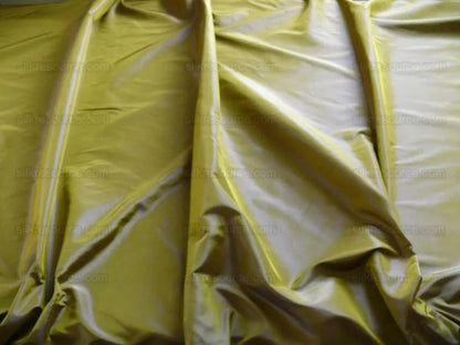 Hiend Italian 100% Silk Taffeta "carnaval" Chartreuse Deep Emerald Green Royal Purple Gold MSRP USD 300+/yard