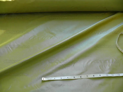 High End Ceylon 100% silk Taffeta Jade Green With Gold Shot Tropical Lush Jungle MSRP USD 275/yard By Yd