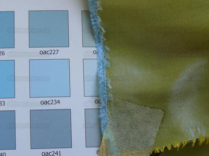 High End Ceylon 100% silk Taffeta Jade Green With Gold Shot Tropical Lush Jungle MSRP USD 275/yard By Yd