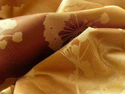 Kravet Coutour 100% Silk Quiet Place Serenity Gold Amber Forest Yarrow Autumn Foliage MSRP 276/Y By Yard