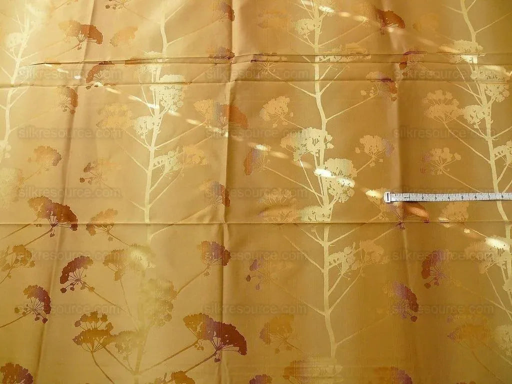 KRAVET COUTOUR 100% SILK QUIET PLACE SERENITY GOLD MSRT$276/Y