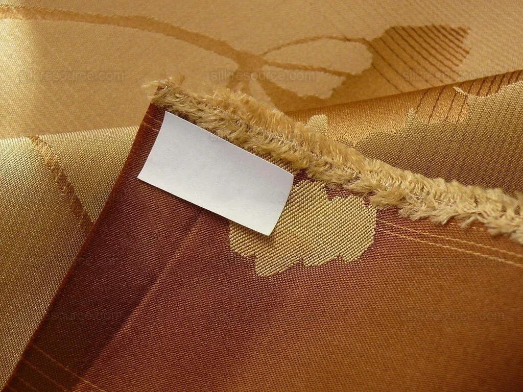 Kravet Coutour 100% Silk Quiet Place Serenity Gold Amber Forest Yarrow Autumn Foliage MSRP 276/Y By Yard