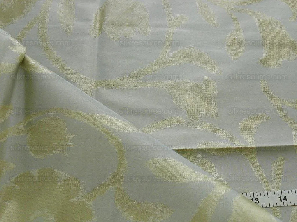 Kravet Coutour "origin"100%silk Lampas Baby Blue 2.7y Rt$594!