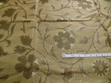 Kravet Coutour "origin"100%silk Lampas Bronze Gold 2.9y