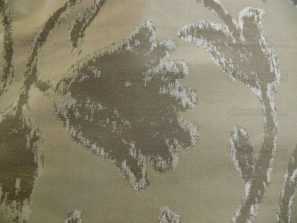 Kravet Coutour "origin"100%silk Lampas Bronze Gold 2.9y