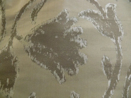 Kravet Coutour "origin"100%silk Lampas Bronze Gold 2.9y