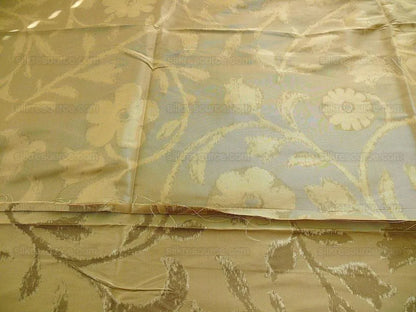 Kravet Coutour "origin"100%silk Lampas Bronze Gold 2.9y