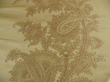 100% SILK LAMPAS MAGNOLIA "VINTAGE" TAN