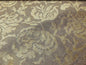100% SILK JACQUARD PAPERCUT POM FLOWER "HEMP" KHAKI