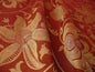 100% SILK LAMPAS FAIRY TALE POM "RUSSET" RED