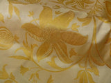 100% Silk Lampas Fairy Tale Pom "gold" Yellow White Josef Frank - By The Yard -MSRP USD 345/y