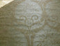 100% SILK DAMASK LARGE STONE PAISLEY "BLOND" KHAKI BTY