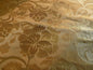 100% SILK LAMPAS CARNATION CREWEL "FLAXEN" TAN