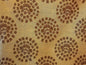 100% SILK DAMASK LARGE MODERN PINWHEEL "COCOA" BROWN BTY