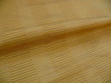100% Silk Jacquard Piano Key Texture "cornsilk" Gold Yellow