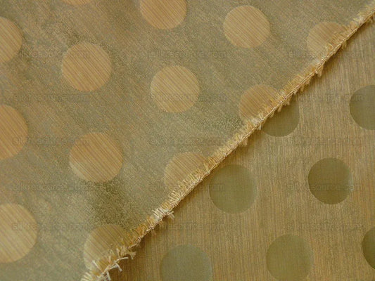 B.Berger 100% SILK DAMASK POLKA DOT "PINE" GREEN MSRP100+/Y