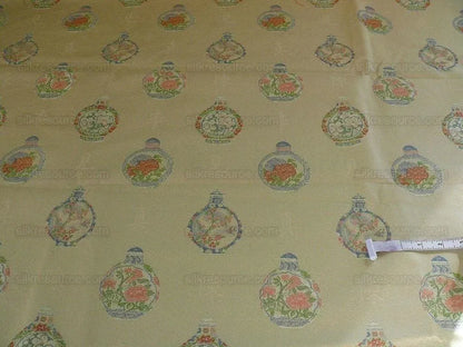 Lee Jofa Chinoiserie Lampas Mitsouko Weave Snuff Box Opal MSRP USD 248/Y