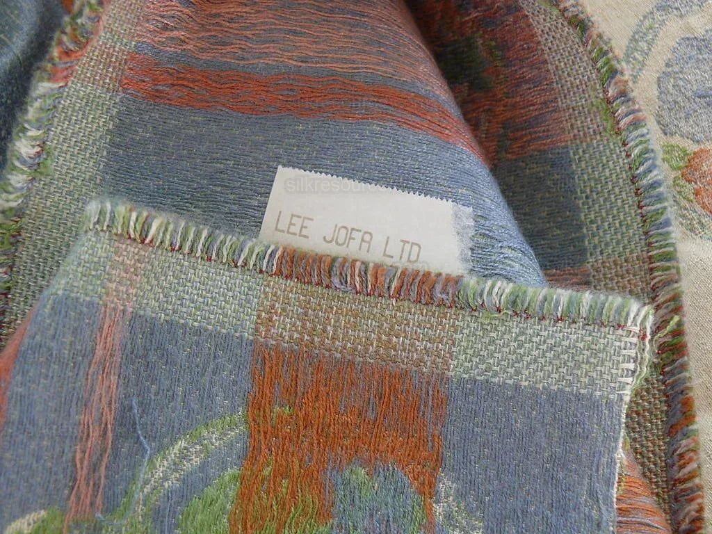 Lee Jofa Chinoiserie Lampas Mitsouko Weave Snuff Box Opal MSRP USD 248/Y