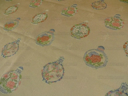 Lee Jofa Chinoiserie Lampas Mitsouko Weave Snuff Box Opal MSRP USD 248/Y