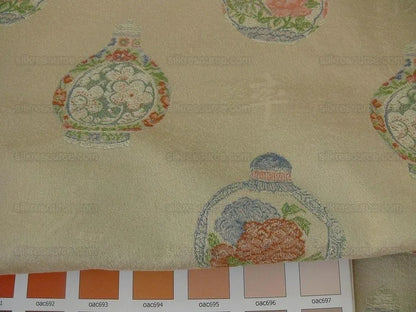 Lee Jofa Chinoiserie Lampas Mitsouko Weave Snuff Box Opal MSRP USD 248/Y