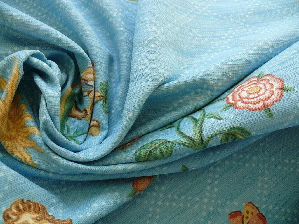 Lee Jofa/g. P.& J. Baker Epic "narnia" Blue Lion Sun Kids Bty