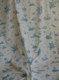 BRUNSCHWIG & FILS CHINOISERE A L'AMERICAINE TOILE AQUA BLUE BTY