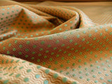 BY YD Brunschwig & Fils CALISSON Aqua Green Copper Mini Dot SILK