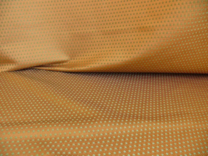 By Yd Brunschwig &amp; Fils Calisson Aqua Green Copper Mini Dot Silk Jacquard