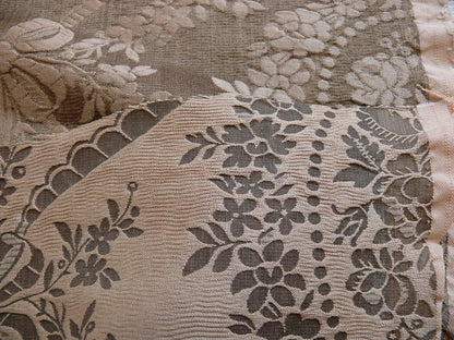 Scalamandre Silk+cotton Brown Damask Victoria Cameo