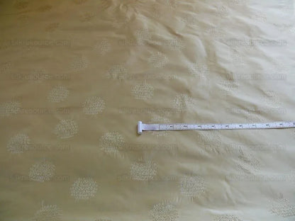 Bty Hiend 100%silk Taffeta Damask Loop Doodle "biscotti" Beige MSRP USD 200+/Y