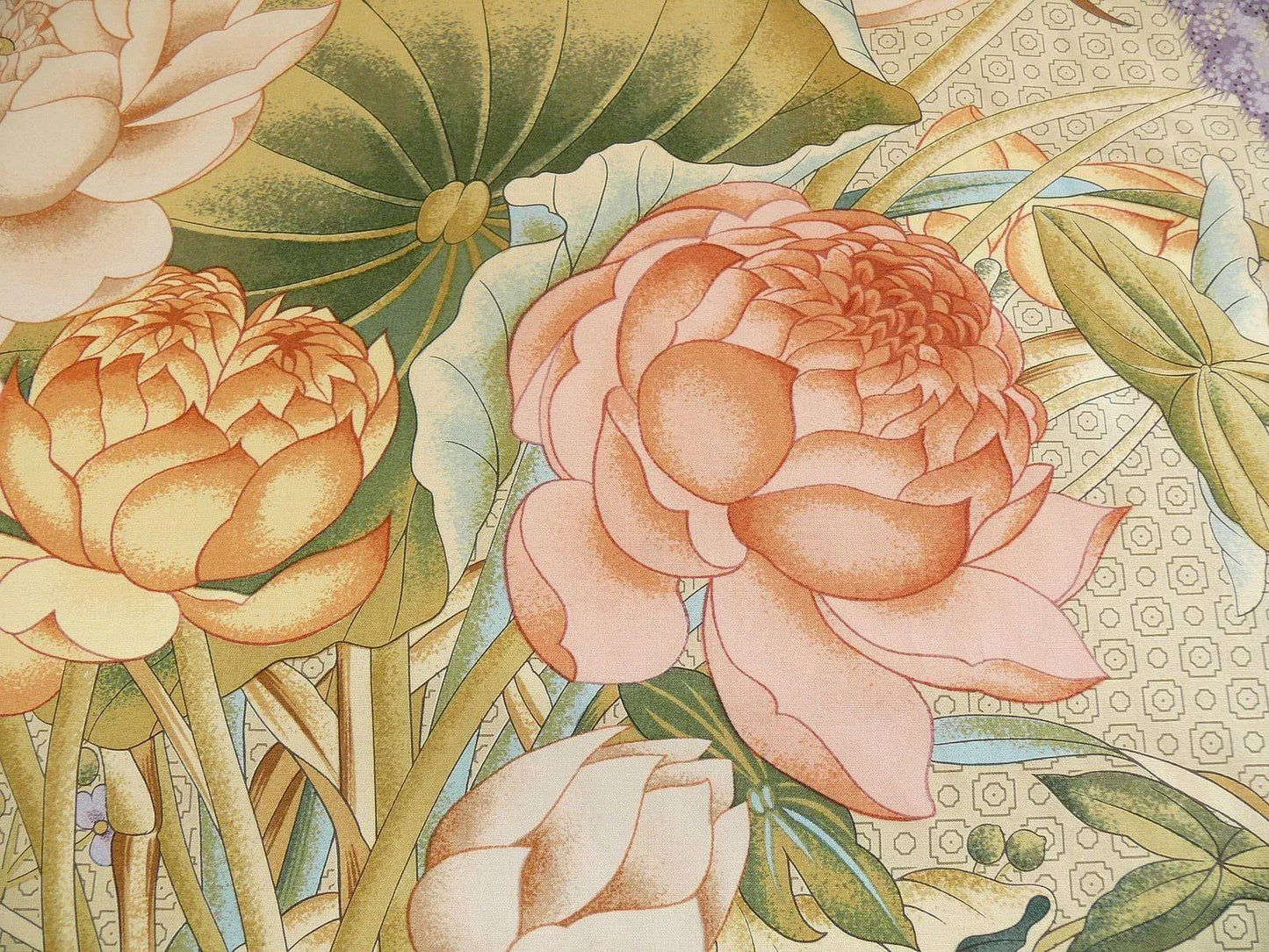 Brunschwig & Fils Imperial Lotus Print Chinoisery Vase Stunning