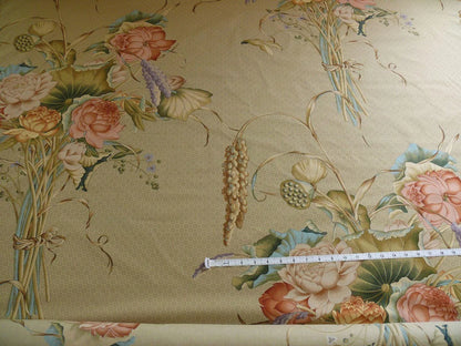 Brunschwig & Fils Imperial Lotus Print Chinoisery Vase Stunning