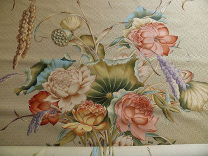 Brunschwig & Fils Imperial Lotus Print Chinoisery Vase Stunning