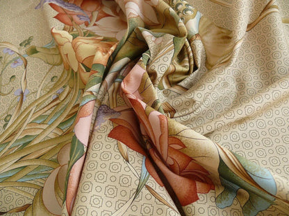 Brunschwig & Fils Imperial Lotus Print Chinoisery Vase Stunning