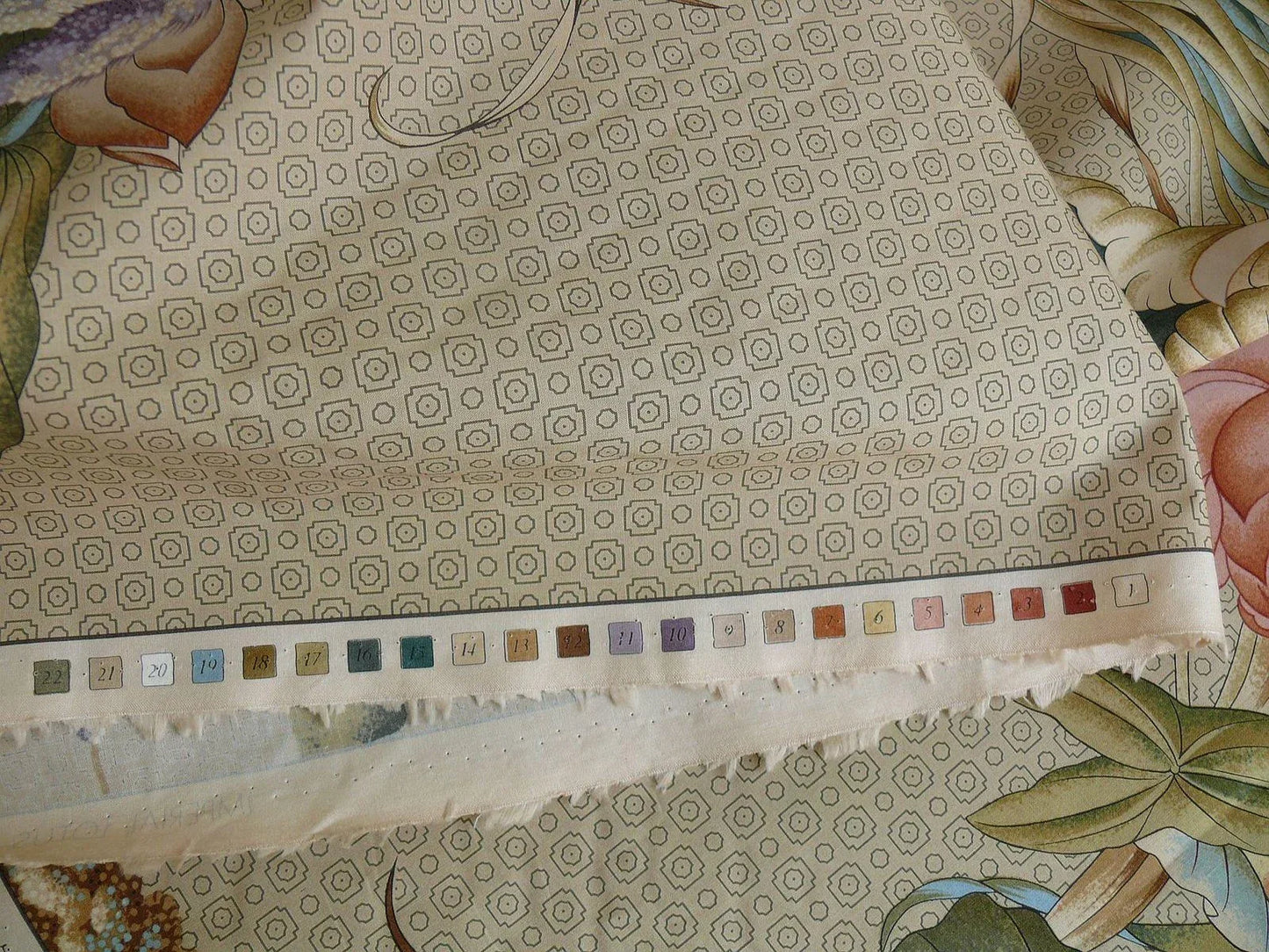 Brunschwig & Fils Imperial Lotus Print Chinoisery Vase Stunning