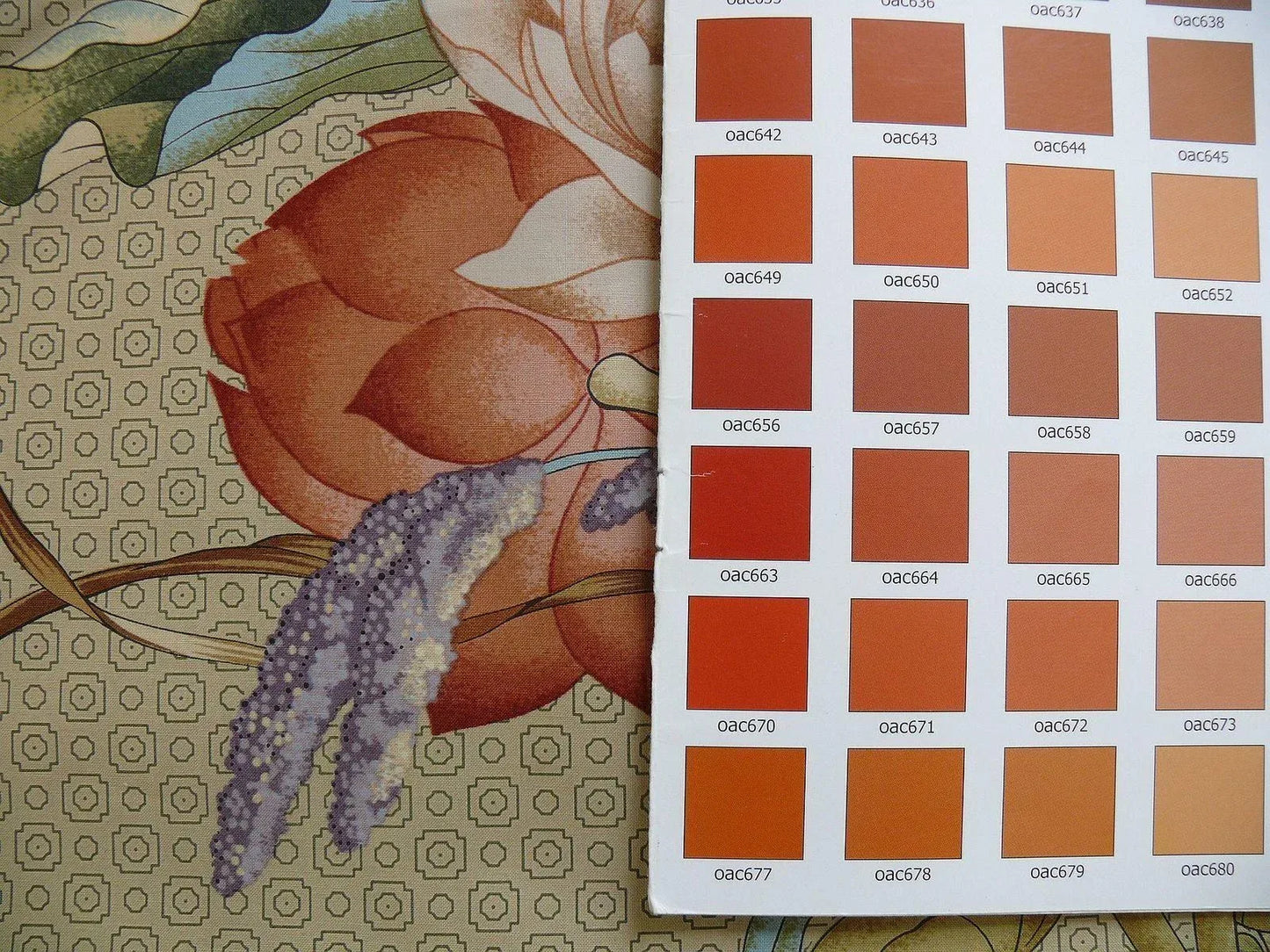 Brunschwig & Fils Imperial Lotus Print Chinoisery Vase Stunning