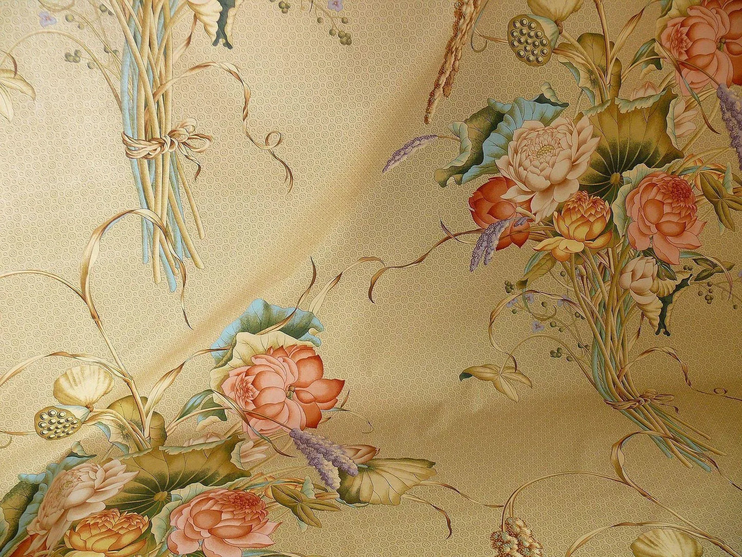 Brunschwig & Fils Imperial Lotus Print Chinoisery Vase Stunning