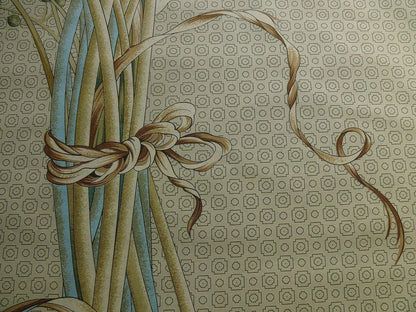 Brunschwig & Fils Imperial Lotus Print Chinoisery Vase Stunning