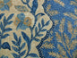 LEE JOFA"BOSPHORUS" LINEN BLUE & WHITE VINE