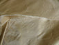 100% SILK DAMASK TEXTURE "BLOND" GOLD