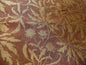 100% SILK JAQUARD PALM LEAF "REDWOOD" RED