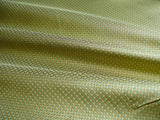 100% SILK JACQUARD DASHED SQUARE TEXTURE "ARCADIA" GREEN