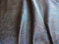 100% SILK FINE LINE DAMASK LAMPAS PAISLEY "INDIGO" BLUE