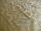 100%SILK DAMASK PEONY RIVER "TOFFEE" TAN