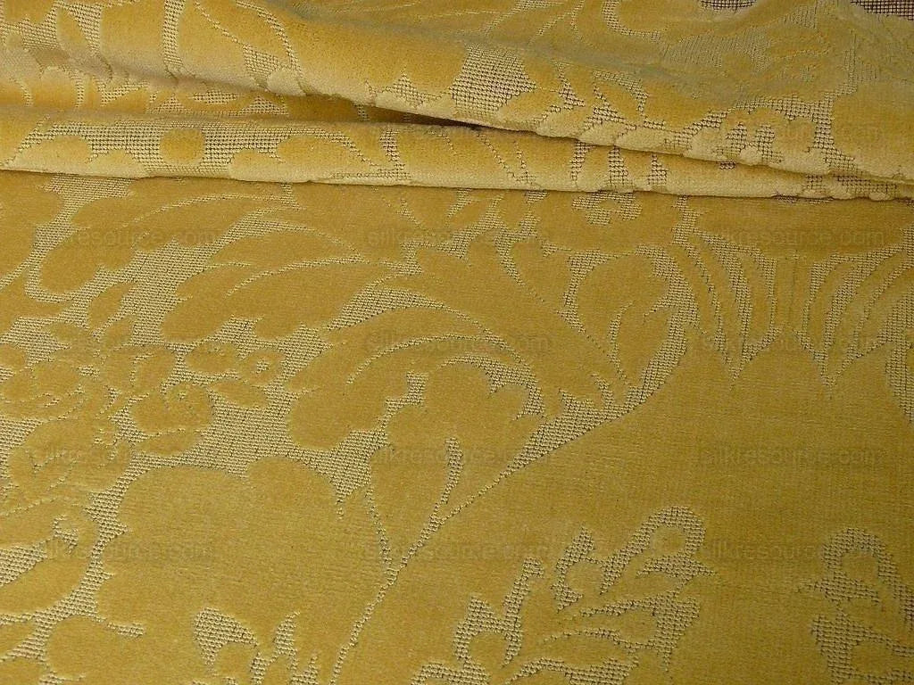 Scalamandre Cut Velvet "elenora" Yellow $179/y