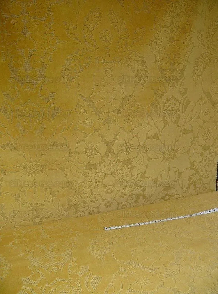 Scalamandre Velvet "elenora" Yellow Gold Renaissance